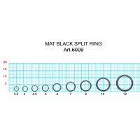 Кольцо заводное тёмное матовое, ф 6 мм ( 12 кг), (упак. 16 шт)